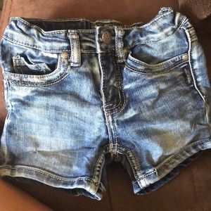 Kids silver shorts